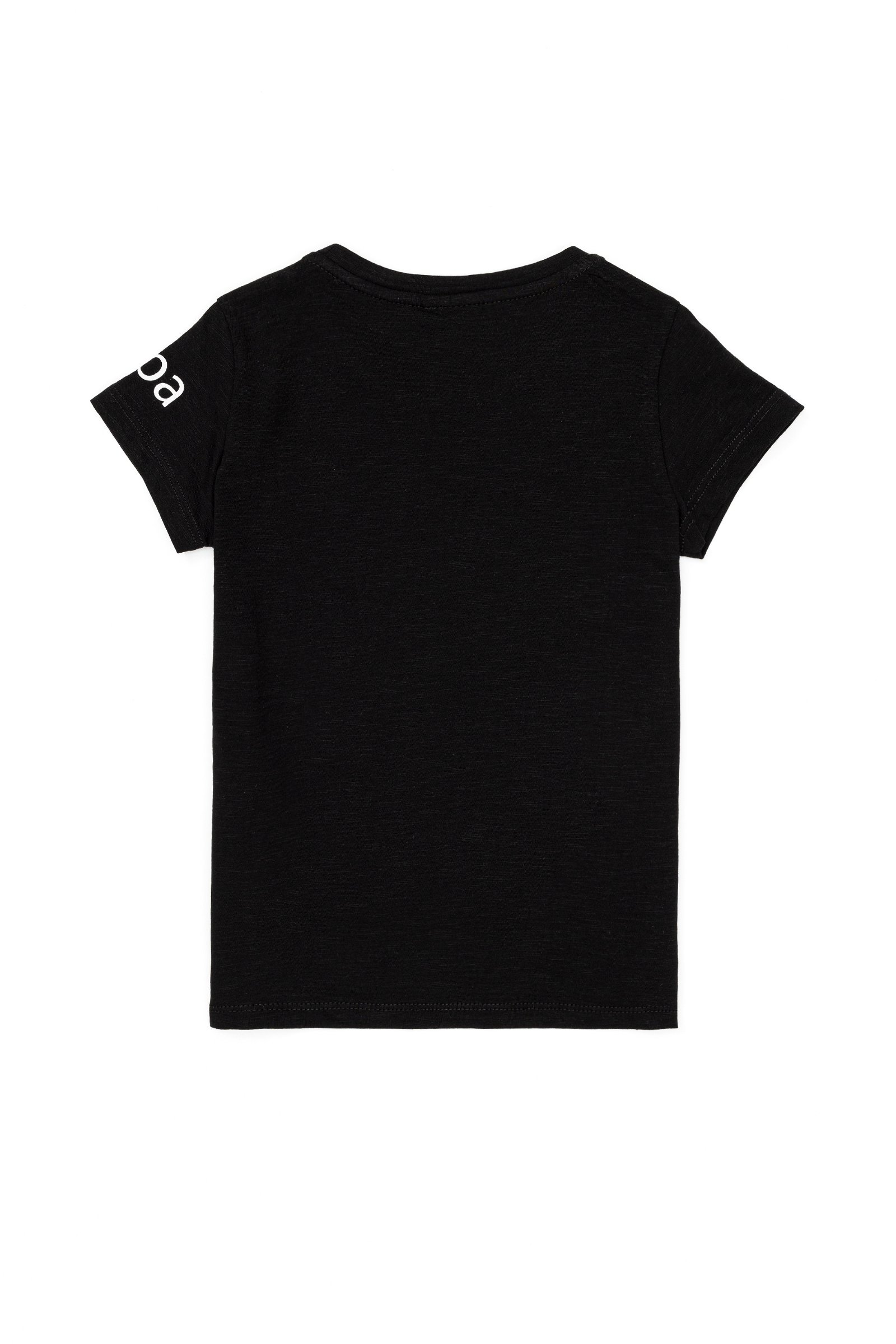 تی شرت  سیاه  استاندارد فیت  دخترانه یو اس پولو