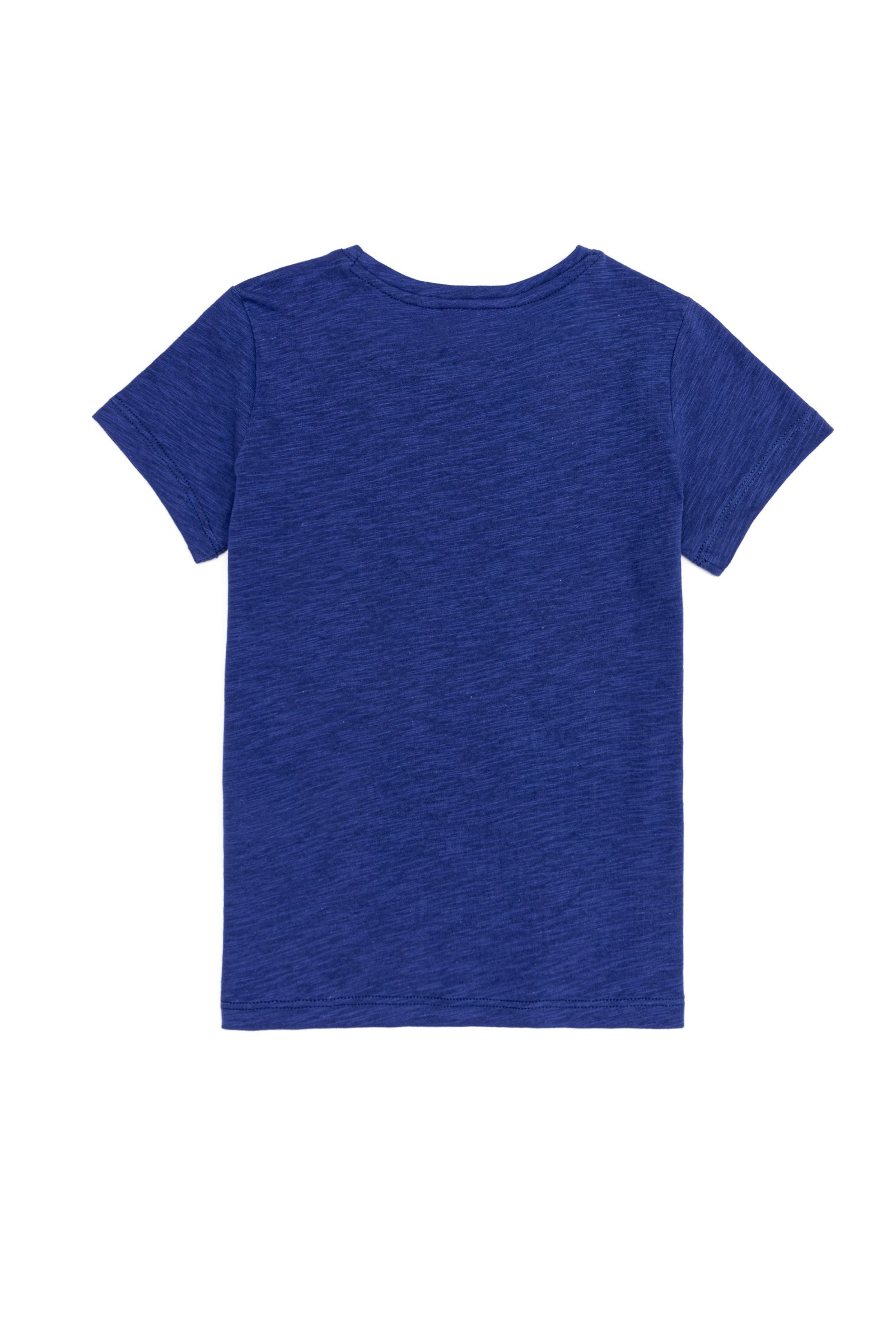 تی شرت  آبی  استاندارد فیت  دخترانه یو اس پولو