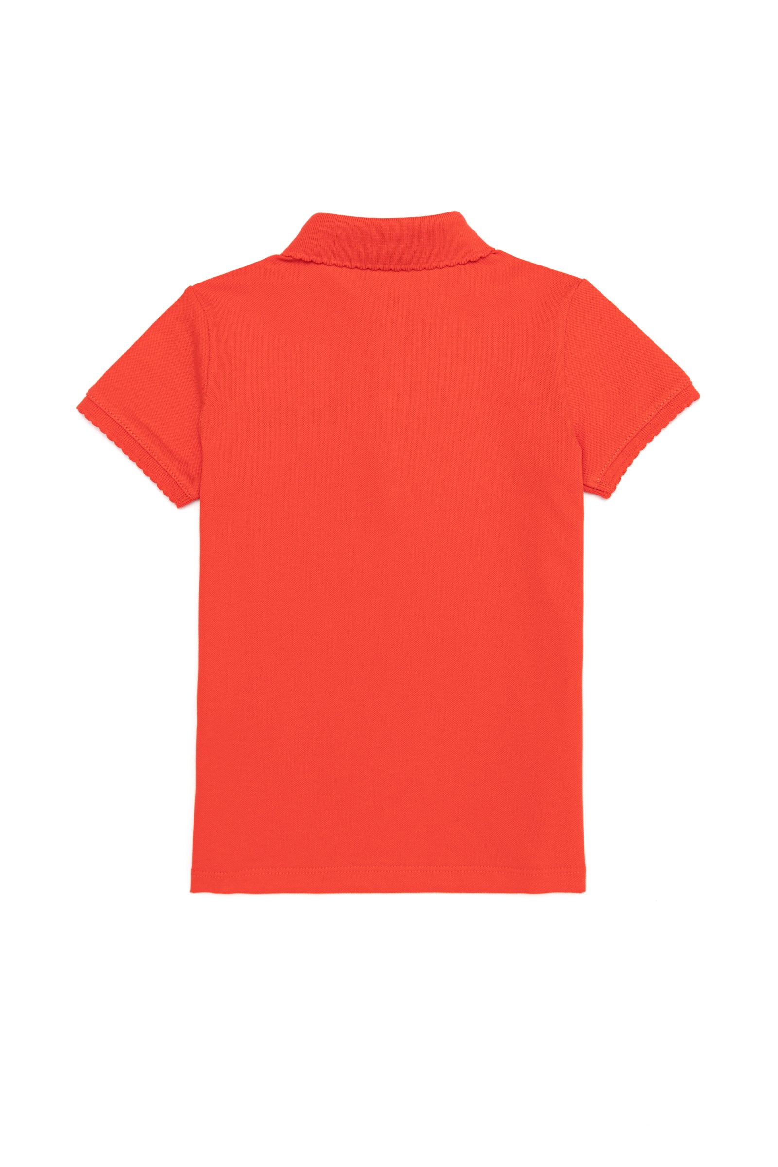 تی شرت یقه پولو قرمز  استاندارد فیت  دخترانه یو اس پولو