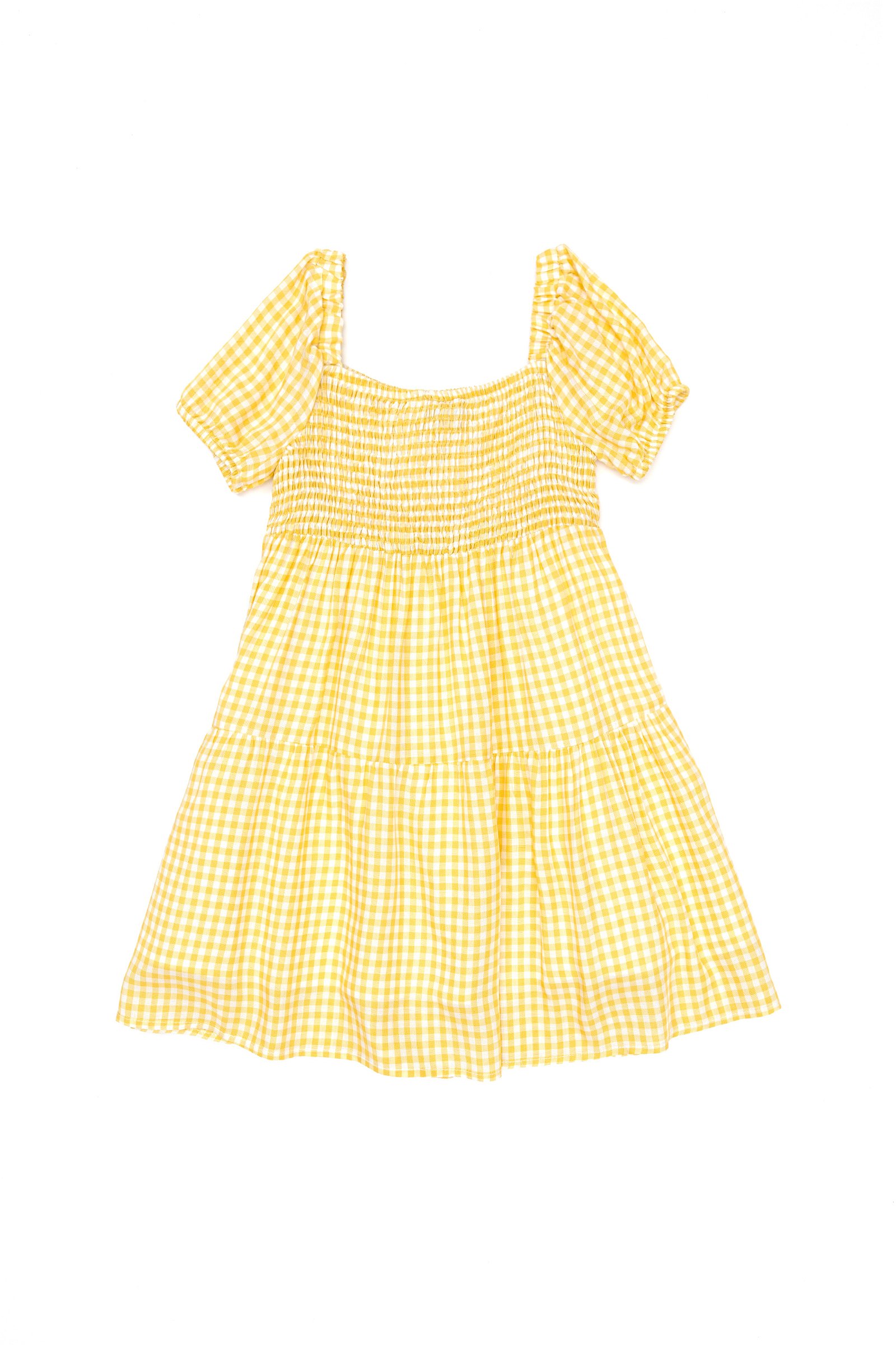 لباس بافته شده  زرد روشن  استاندارد فیت  دخترانه یو اس پولو