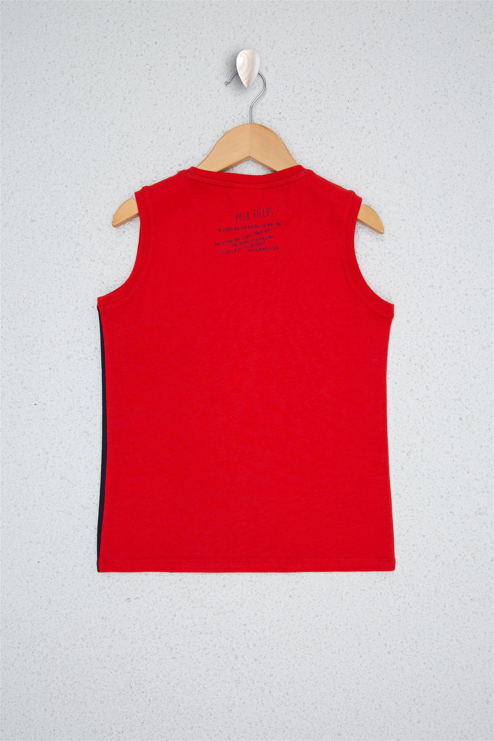 تی شرت  قرمز روشن  استاندارد فیت  پسرانه یو اس پولو | US POLO ASSN
