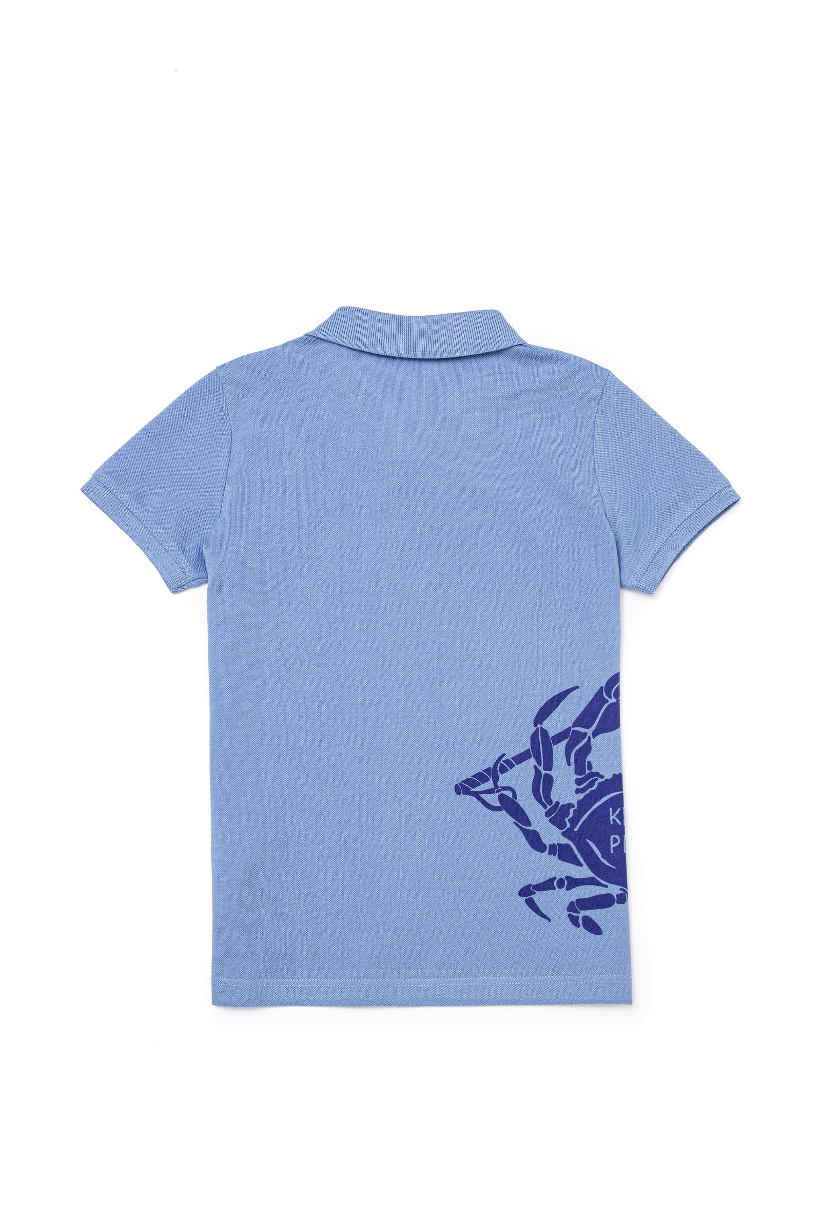 تی شرت یقه پولو آبی تیره  استاندارد فیت آستین کوتاه پسرانه یو اس پولو | US POLO ASSN
