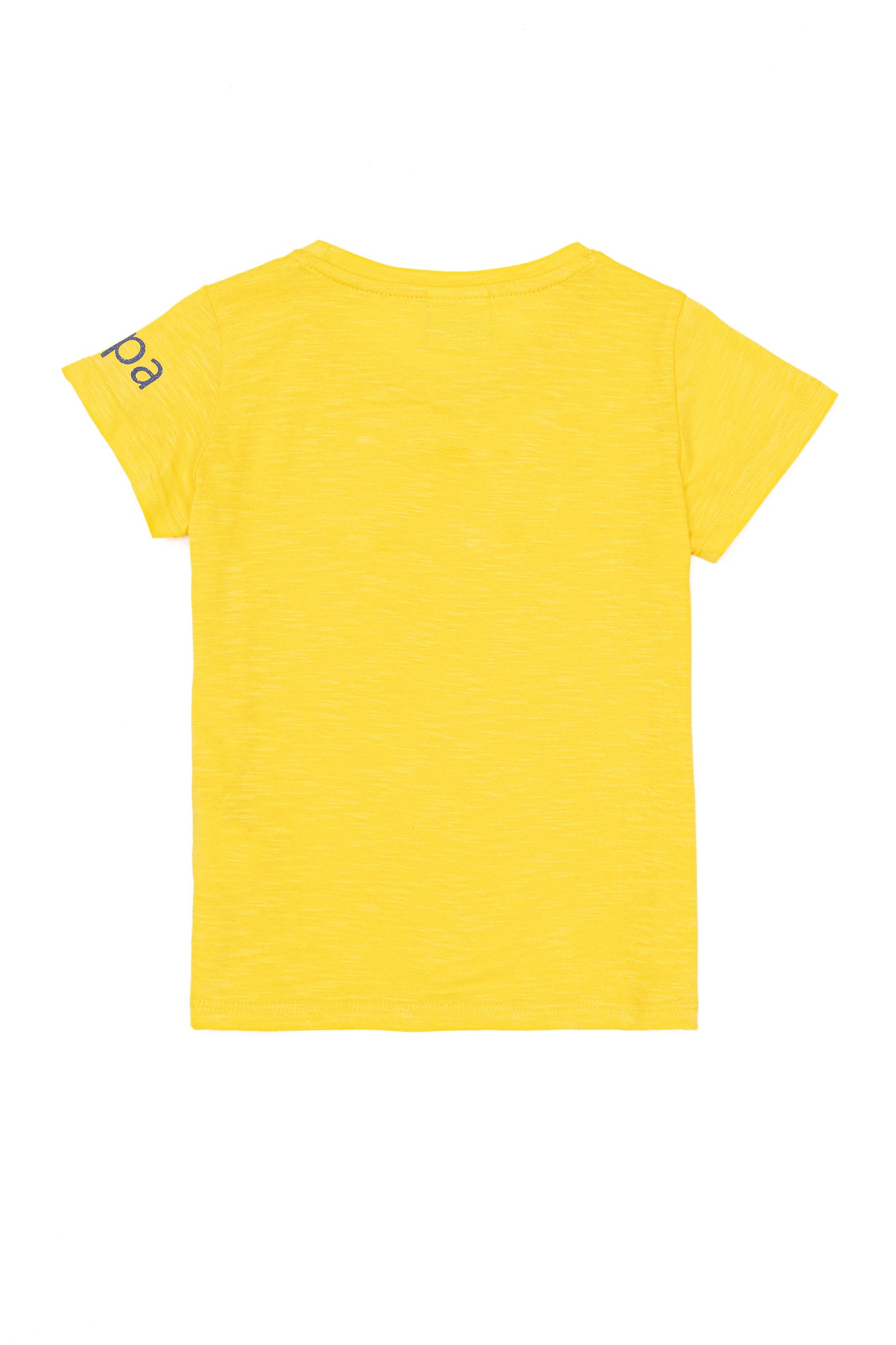 تی شرت  زرد روشن  استاندارد فیت  دخترانه یو اس پولو | US POLO ASSN