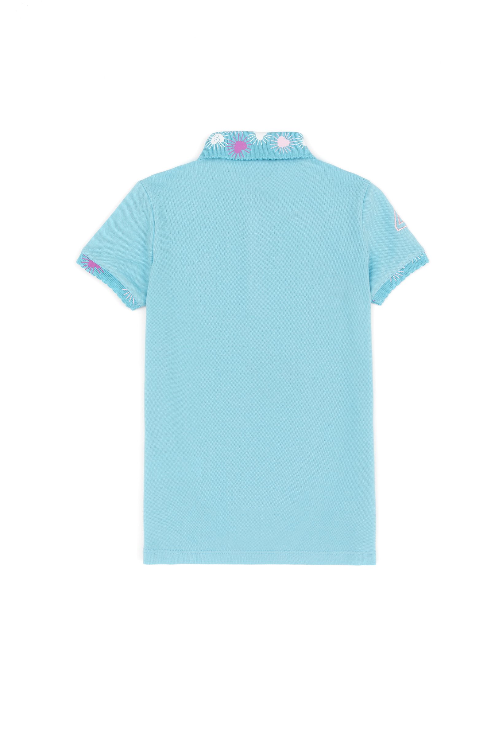 تی شرت  فیروزه ای  استاندارد فیت  دخترانه یو اس پولو | US POLO ASSN