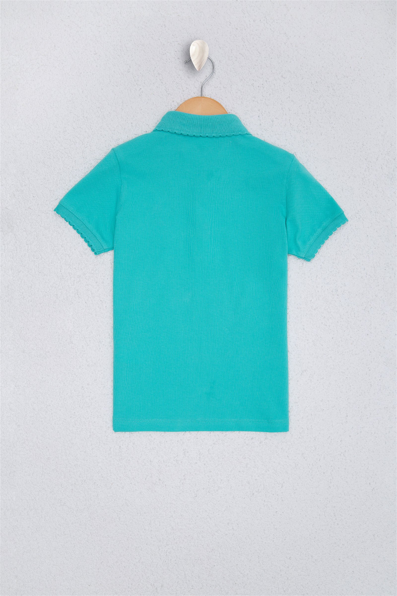 تی شرت  نعناعی  استاندارد فیت  دخترانه یو اس پولو | US POLO ASSN