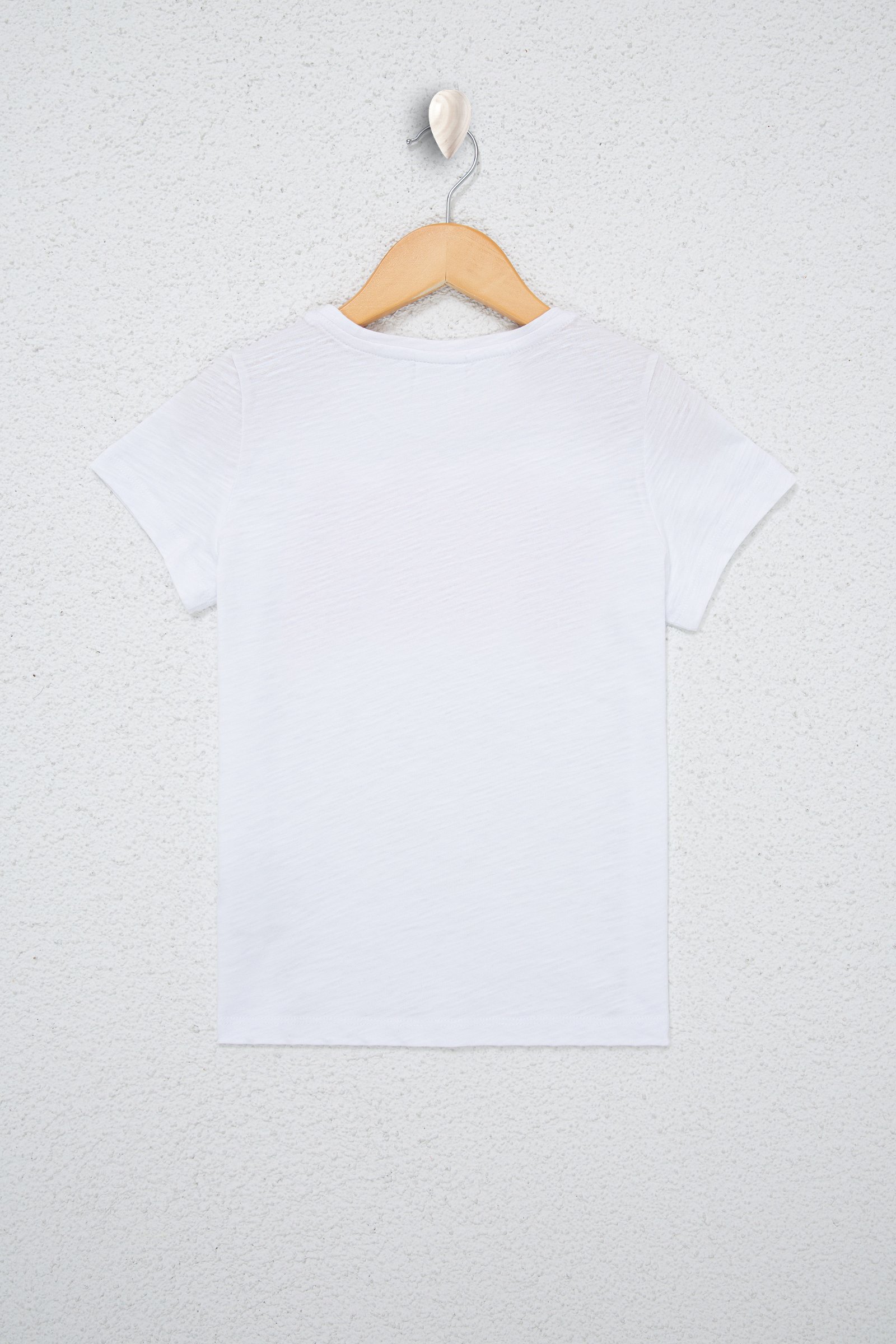 تی شرت  سفید  استاندارد فیت  دخترانه یو اس پولو | US POLO ASSN