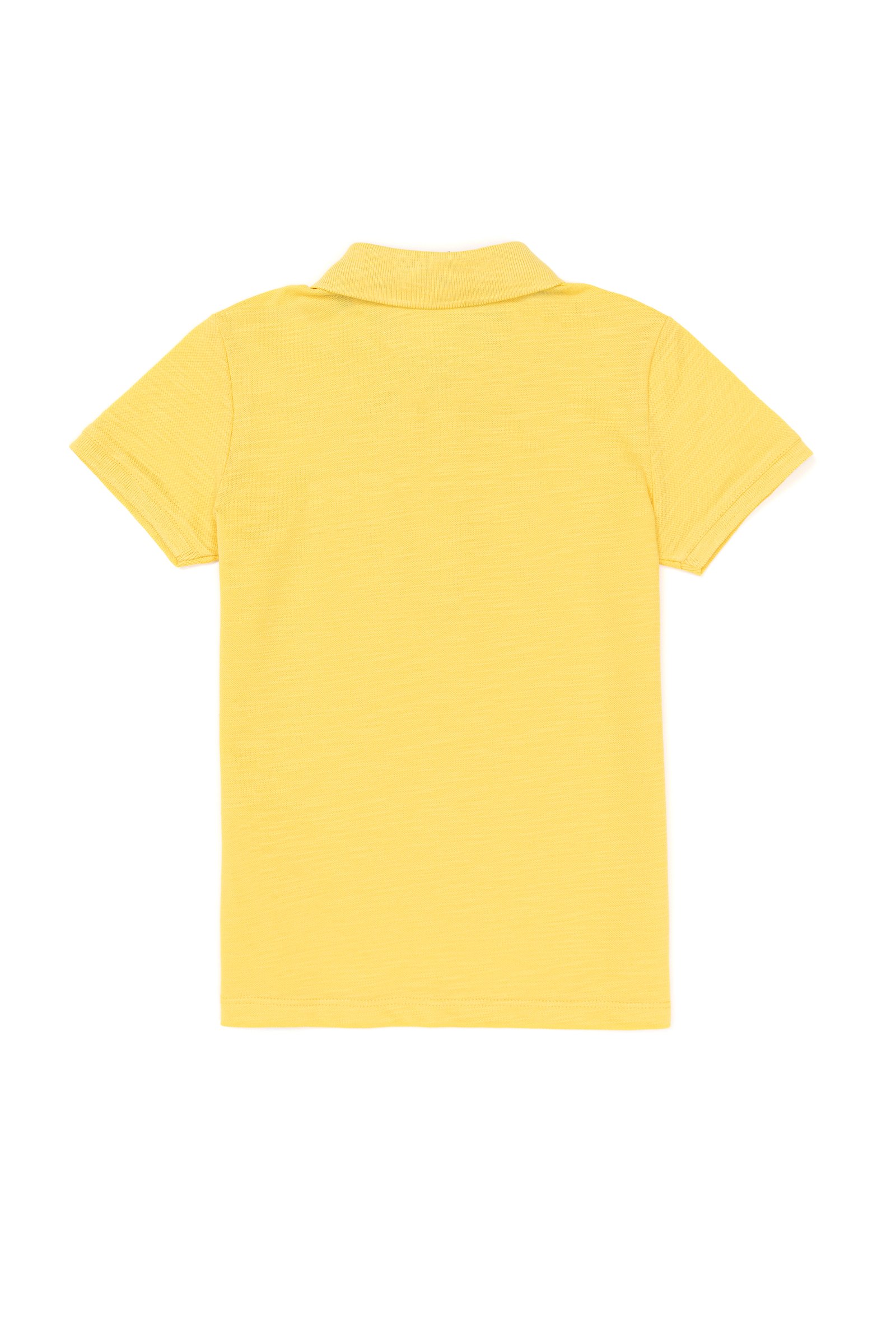 تی شرت یقه پولو زرد روشن  استاندارد فیت آستین کوتاه پسرانه یو اس پولو | US POLO ASSN
