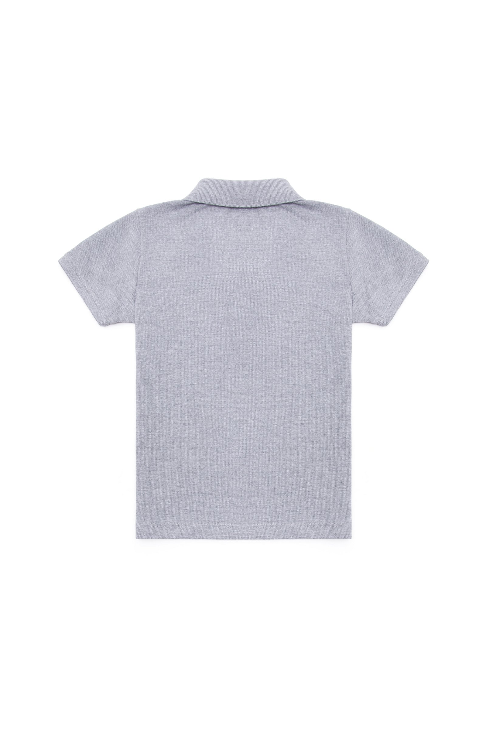 تی شرت  خاکستری ملانژ  استاندارد فیت  پسرانه یو اس پولو | US POLO ASSN