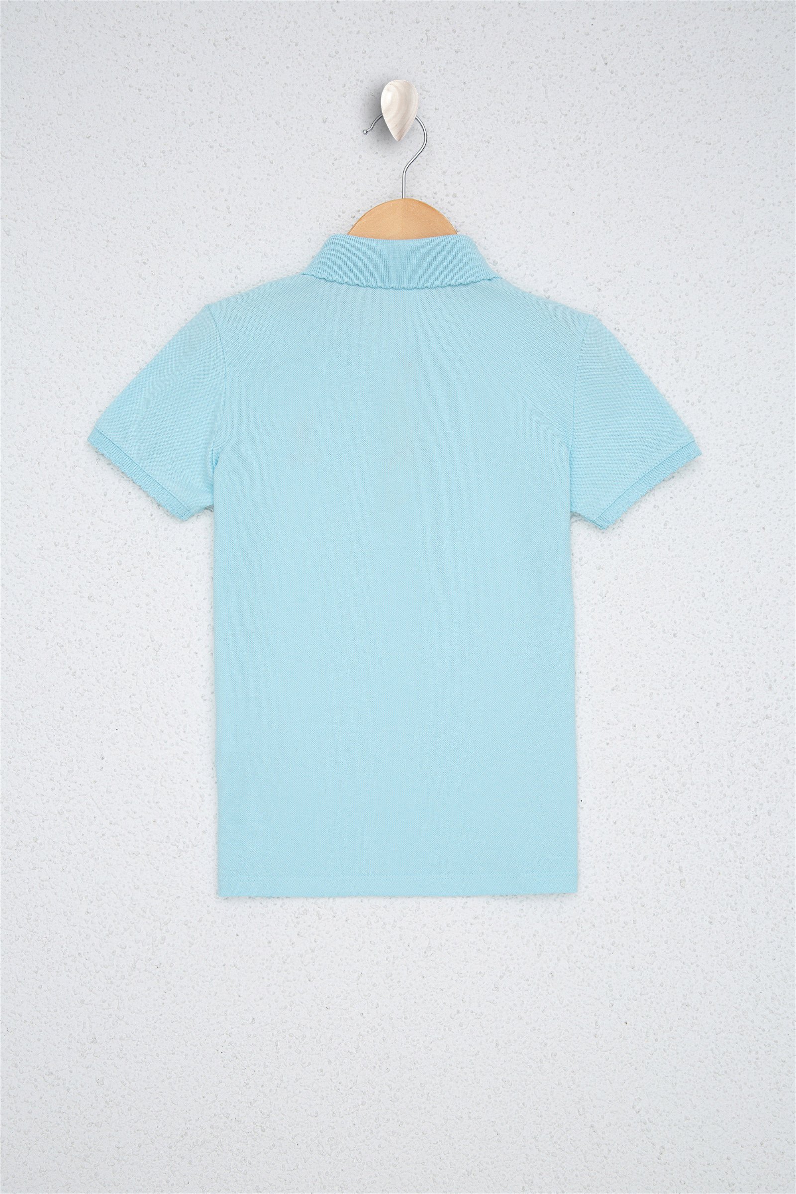 تی شرت  نیلی  استاندارد فیت  دخترانه یو اس پولو | US POLO ASSN