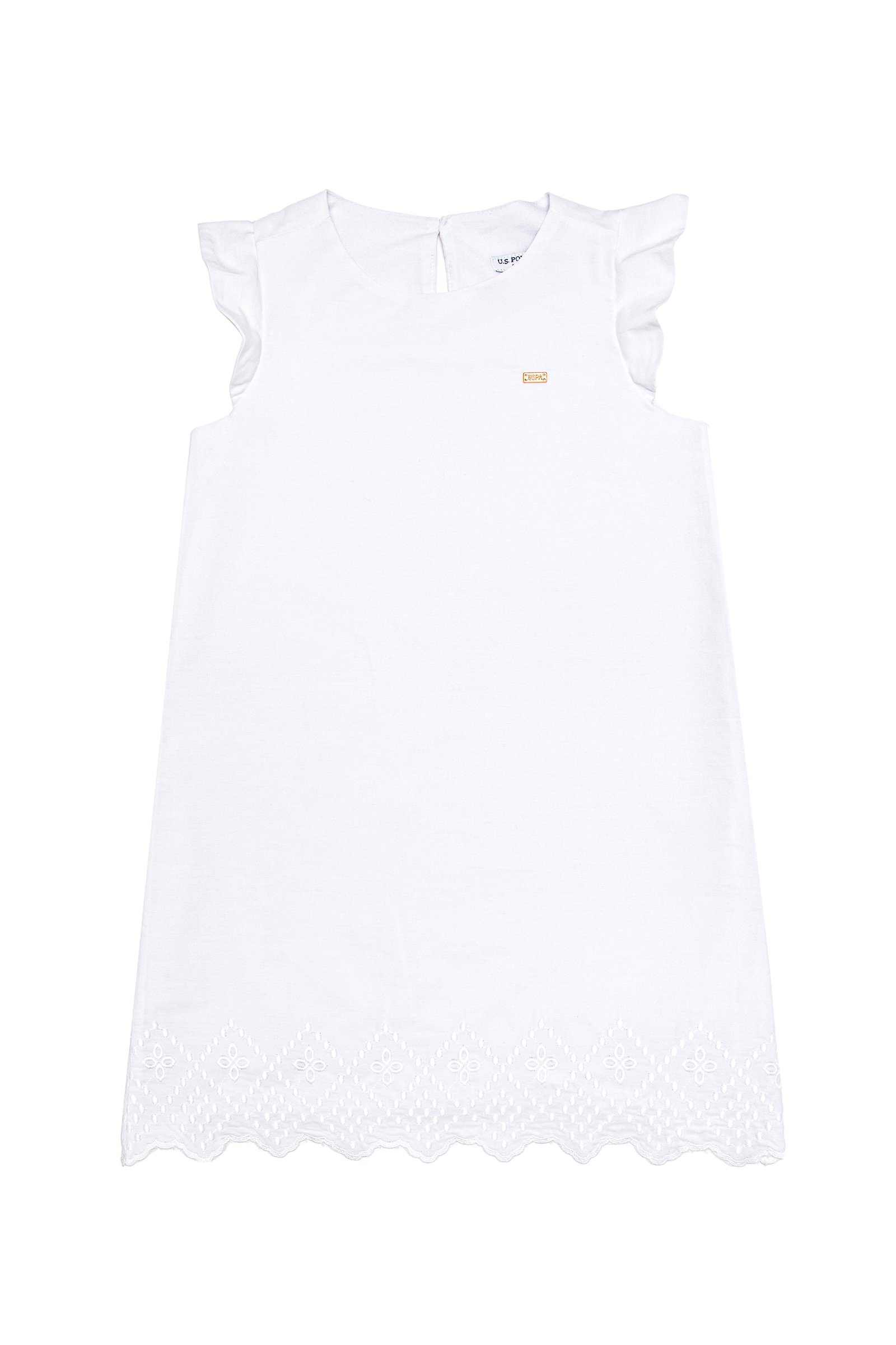 لباس بافته شده  سفید  A-Form Fit  دخترانه یو اس پولو | US POLO ASSN