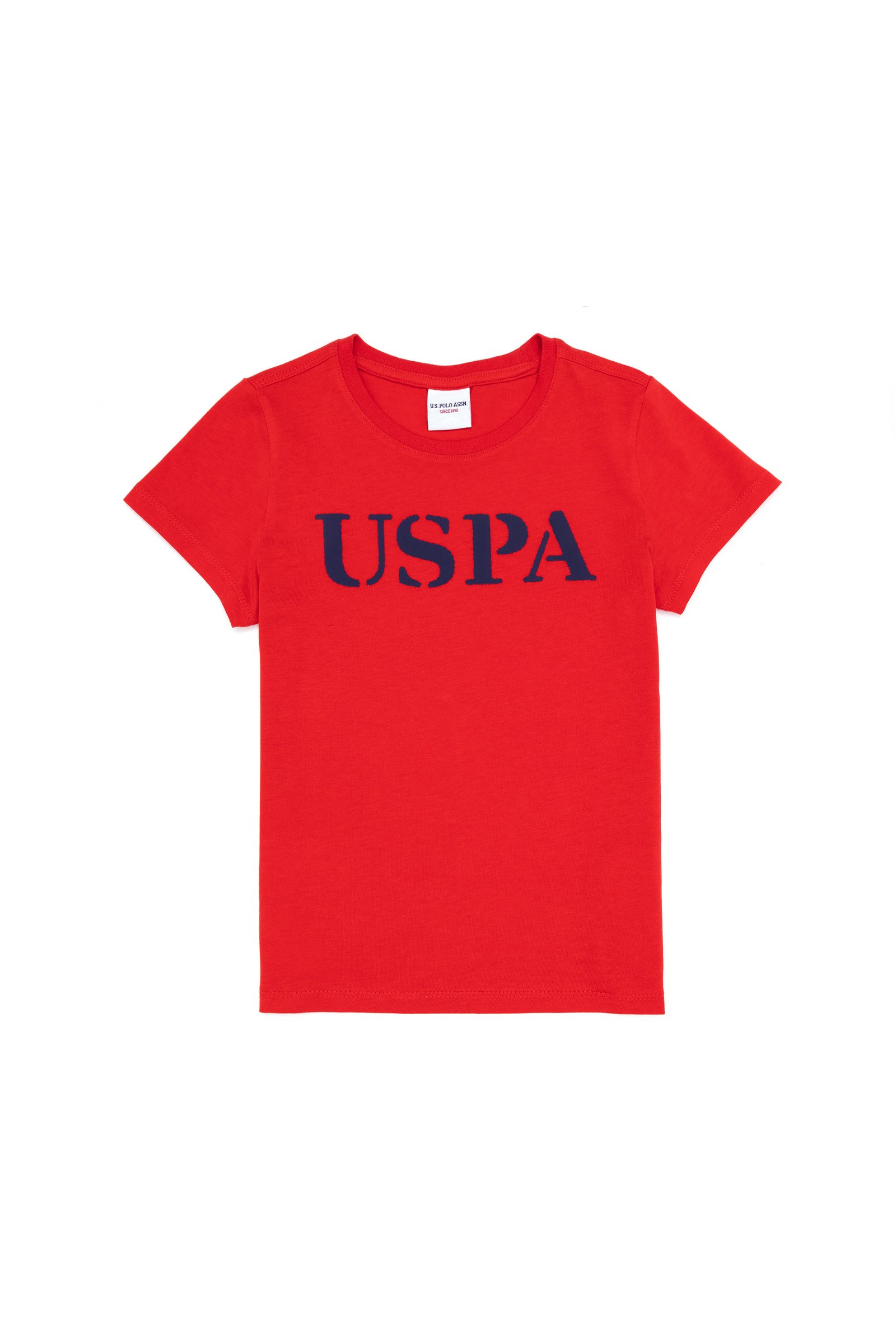تی شرت یقه گرد قرمز  استاندارد فیت  پسرانه یو اس پولو | US POLO ASSN