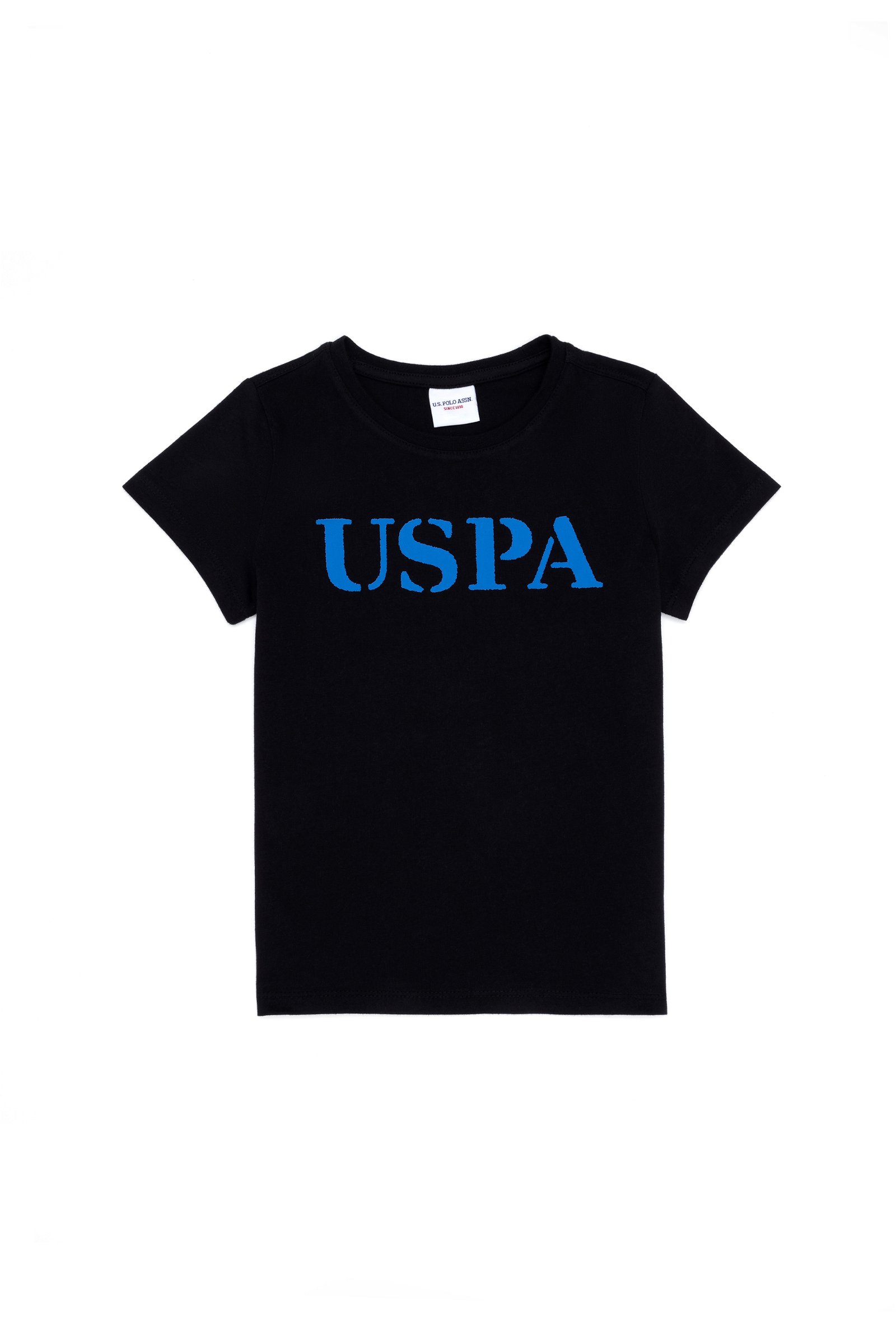 تی شرت یقه گرد سیاه  استاندارد فیت  پسرانه یو اس پولو | US POLO ASSN