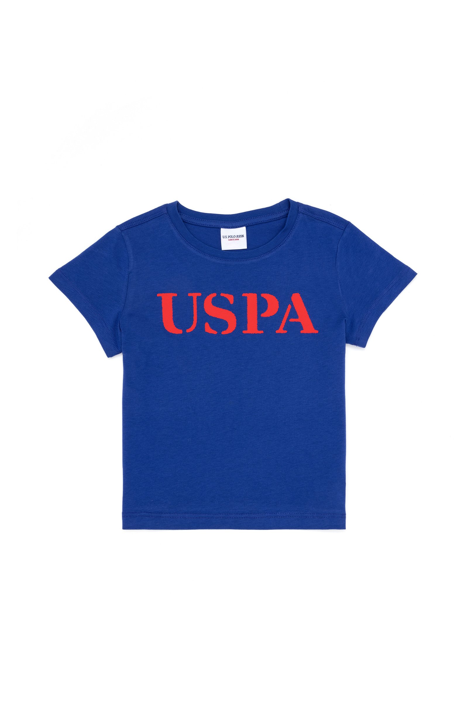 تی شرت یقه گرد آبی  استاندارد فیت  پسرانه یو اس پولو | US POLO ASSN