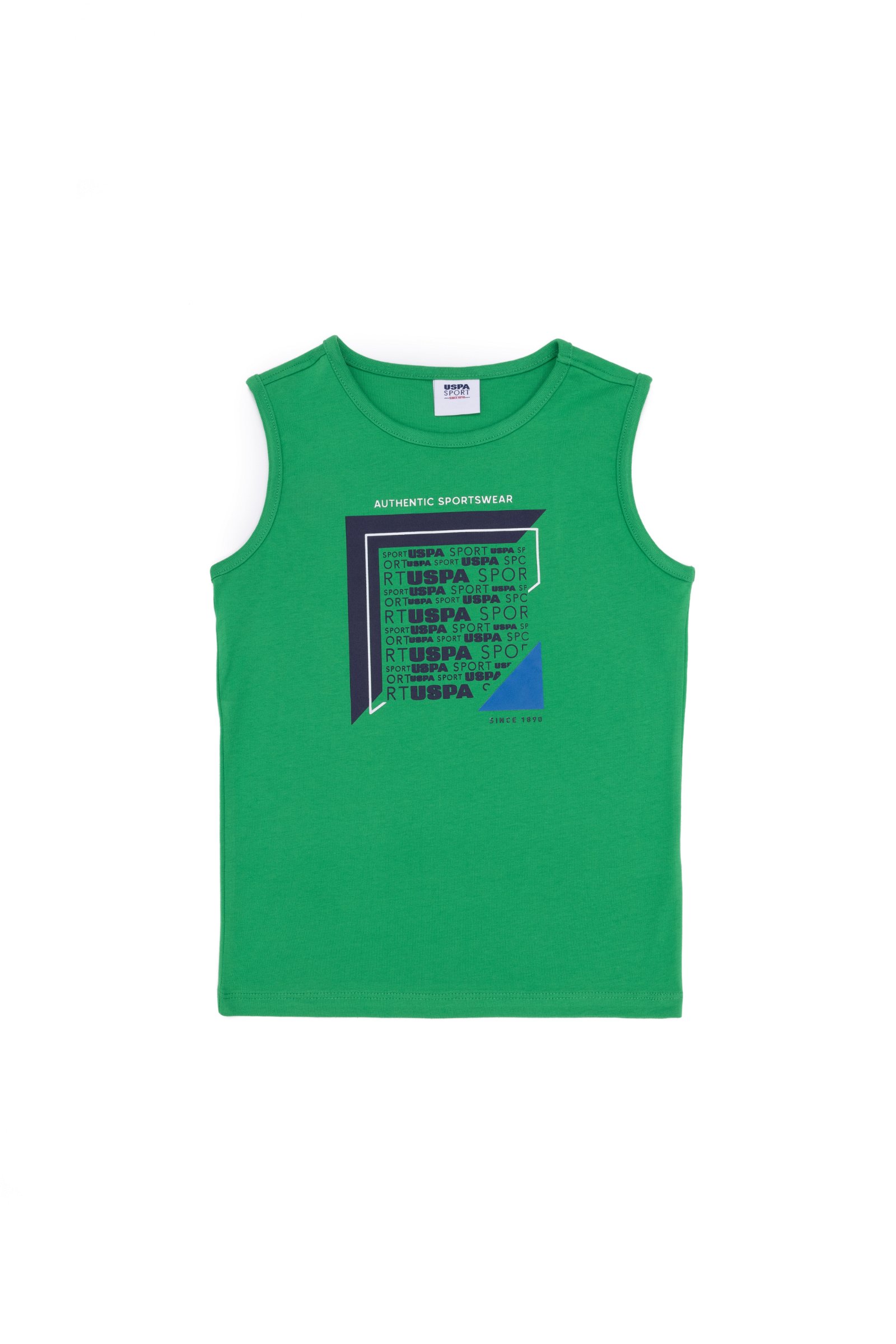 تی شرت یقه گرد سبز  استاندارد فیت  پسرانه یو اس پولو | US POLO ASSN