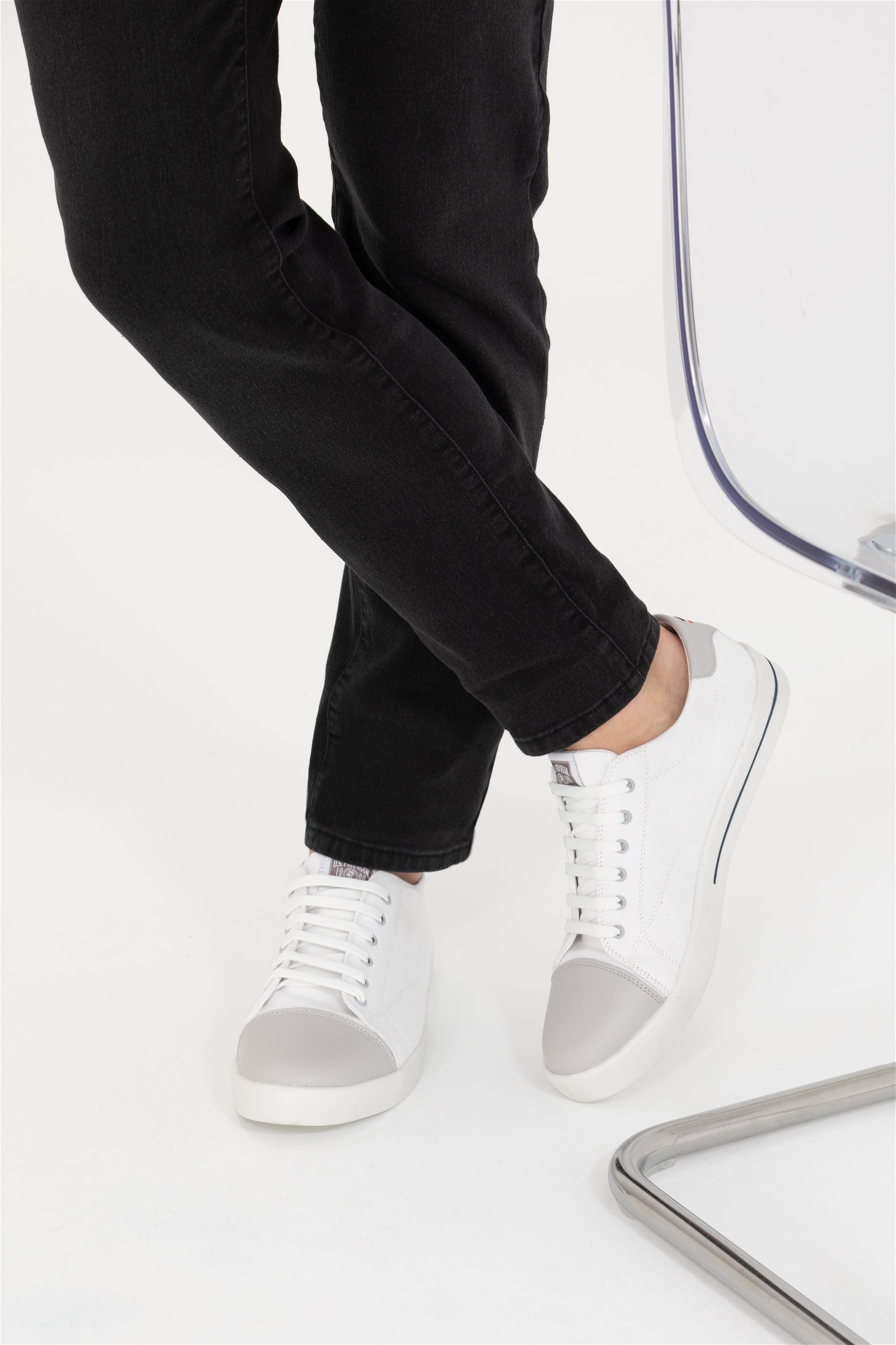 کفش  سفید  استاندارد فیت  مردانه یو اس پولو | US POLO ASSN