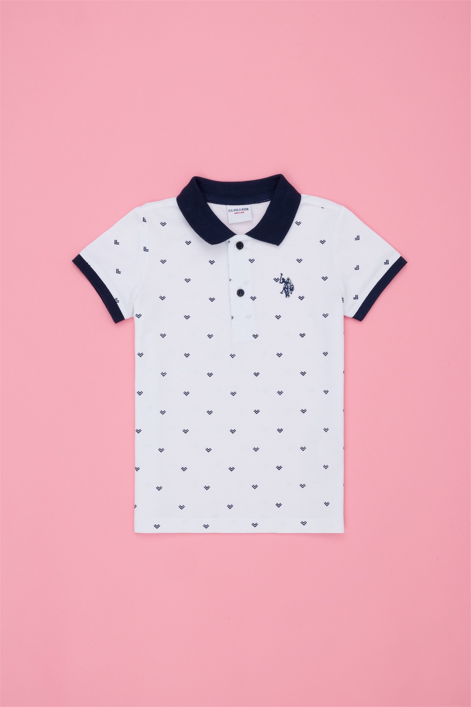 تی شرت  لاجورد  استاندارد فیت  پسرانه یو اس پولو | US POLO ASSN