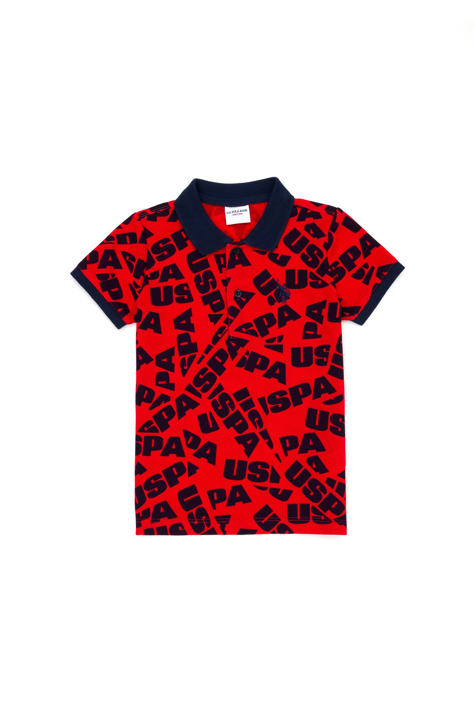 تی شرت  قرمز  استاندارد فیت  پسرانه یو اس پولو | US POLO ASSN